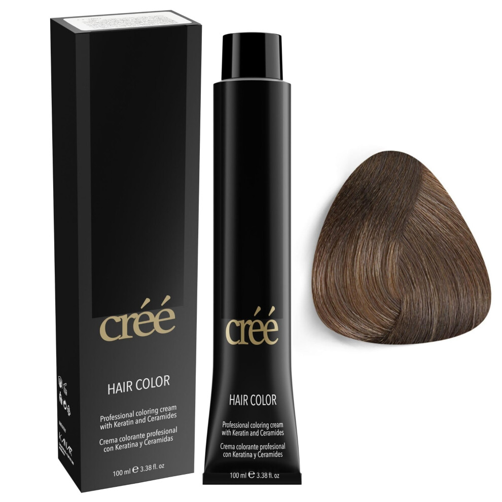 Cr? Cree Professional Permanent Hair Color 100Ml - 3.4 Fl.oz. (Ash Blond - 7.1)