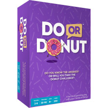 Do or Donut Card Game - Exciting Family & Couples Game Night Challenge Fun Game for Family Gatherings Parties Classrooms Kids Teens & Adults