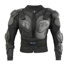 Reomoto Kinder-Motorradjacke, Dirt Bike Gear, Brust-Rckenprotektor fr Motorrder, Kinder, Motorrad-Ganzkrperpanzerjacke fr Radfahren, MTB, ATV, S