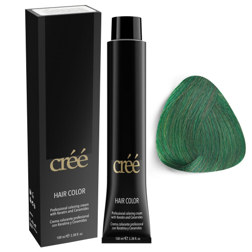 Cree Cor ã o Profissional Permanente, 100ml - 3.4 fl.oz. (Verde)