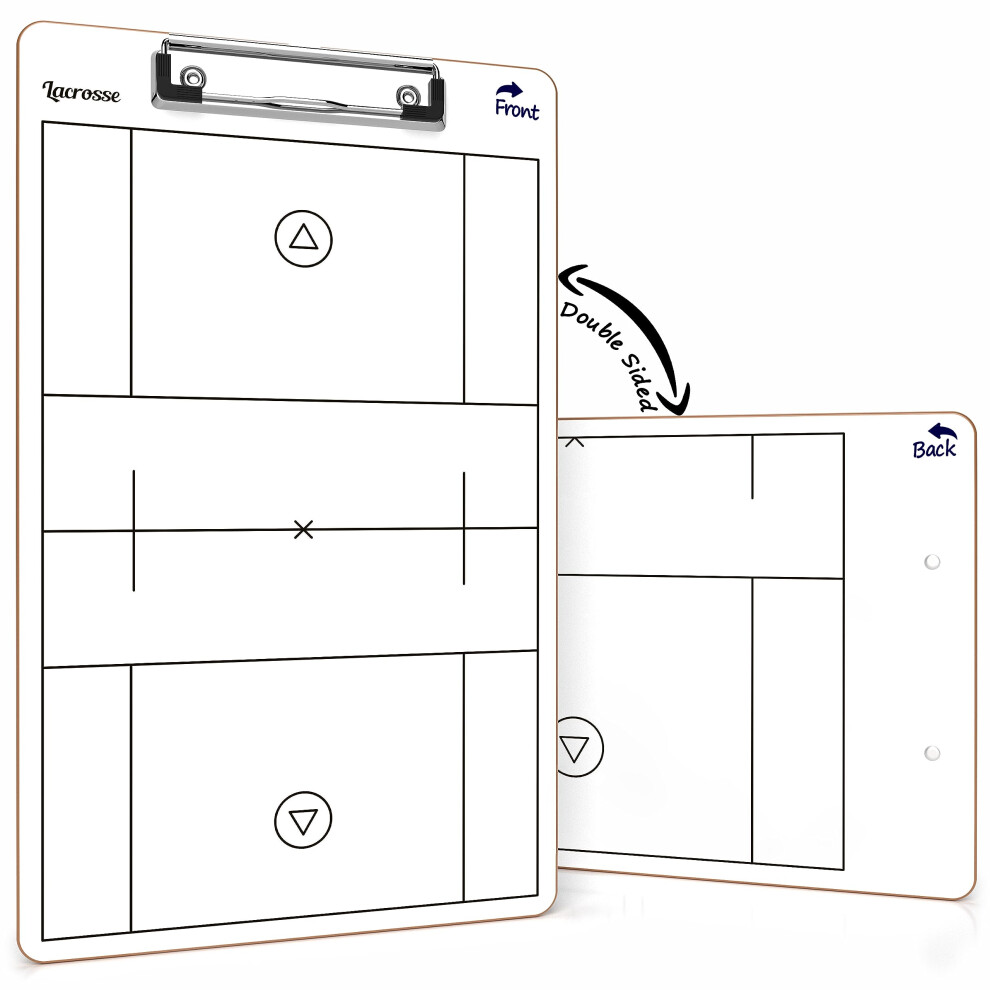 Scribbledo Lacrosse Dry Erase Board for Coaches 15x9 Inch Lacrosse Whiteboard Coaching Supplies Equipment Lacrosse Accessories Making it The Perfect C