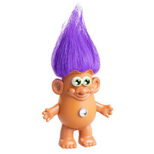 Poptaters Trolls de Buena Suerte - Incluye 1 Personaje, Cabello Morado o Verde, 11 Partes