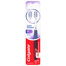 Colgate Gum Expert Ultra Soft Tandborste, Extra Mjuk för Känsliga Tandkött, 2-Pack