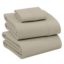 RUVANTI 100% Cotton Sheets - Crispy Cooling Percale Sheets for Twin XL Size Bed  Breathable & Durable Twin XL Sheet Set  16 Inches Deep Pocket Sheets