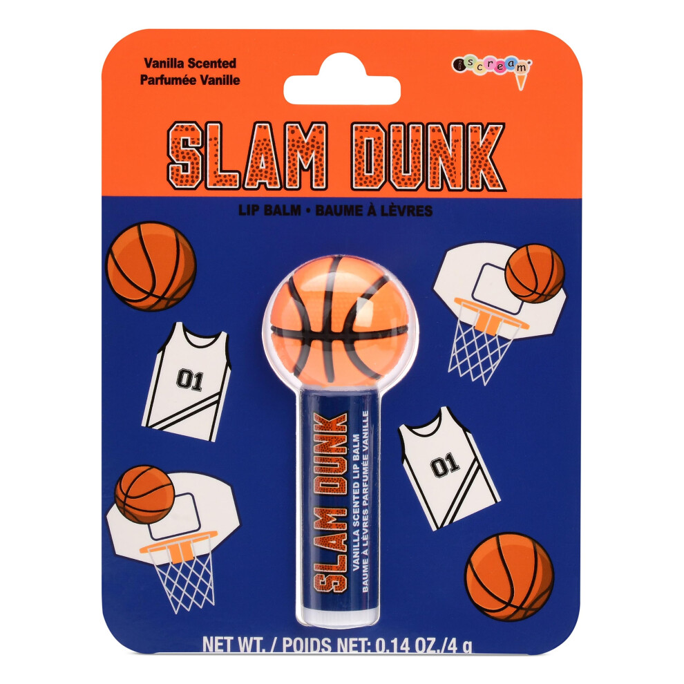 Iscream Sport-Tastic Basketball Shaped Vanilla Scented Lip Balm