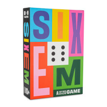Hootenanny Games Sixem Dice Game | Hastighedsstrategi og sabotage til Game Night | Perfekt til familiespil | 2-4 spillere i alderen 10+