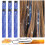 CelineBella Clip In Tinsel Hair Azul Brilhante 24 Polegadas 80 Fios/Pcs Resistentes ao Calor 1