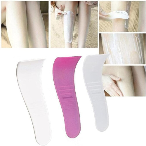 6 PCS Random Color Draagbare Haarwas Spatels Haarverwijdering Schoonmaaktools 1