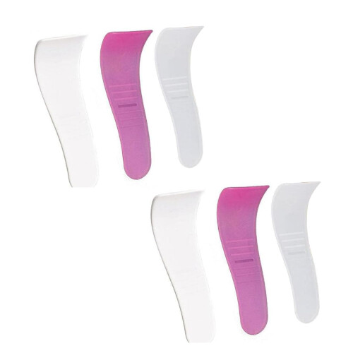 6 PCS Random Color Draagbare Haarwas Spatels Haarverwijdering Schoonmaaktools