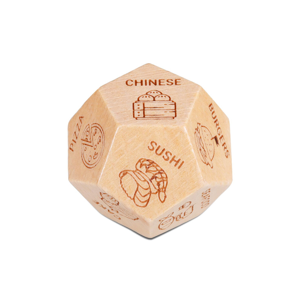 Anniversary Christmas Date Night Gifts for Wife Husband Men Women Valentines Birthday Wood Food Dice Gifts for Him Her Boyfriend Girlfriend 5th Wood A-image-OPC-PGBTCVJ-NEW