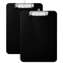 Mr. Pen- Plastic Clipboard 12.5 x 9 2 Pack Black Clipboards for Kids & Adults Clipboards Plastic Clip Board Teacher Clipboard Kids Clipboard