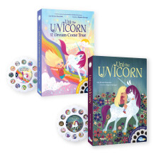 Moonlite Storytime Storybook Reels 2 Story Set Uni The Unicorn Stories Digital Stories for Projector Toddler Early Learning Gifts for Kids Ag