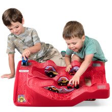 Simplay3 Monster City Extreme Wheels Monster Truck en Auto Racebaan Tafel - Rood