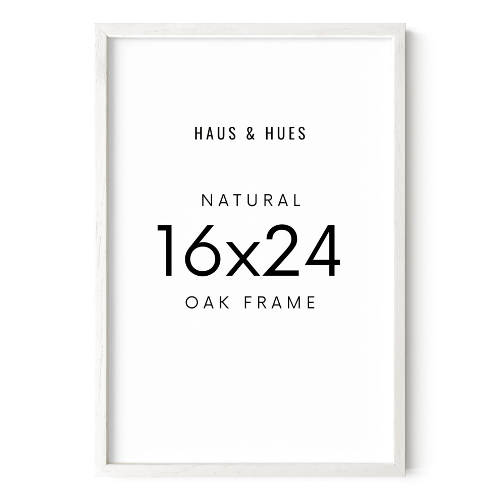Cadre Haus and Hues 16x24 - Ensemble 1 Cadre pour affiche 16 x 24 Cadre photo 16x24 Cadre photo en bois clair 16x24 Cadre 16x24 Cadre photo en bo