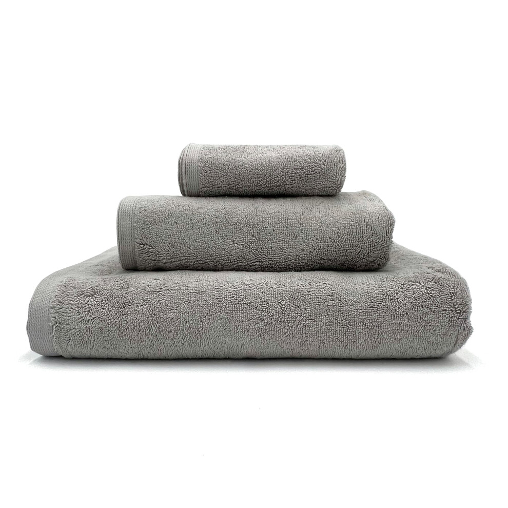Lincoln & Palm Ensemble de 3 serviettes turques    paisses et douces 700 g/m    SILVERbac Tech | Bain 58 x 30 cm, Mains 30 x 16 cm, Visage 13 x 13 cm