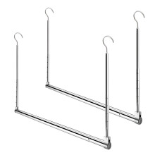 Nastaviteln prodluovac zvesn tyce na zvesnou tyc Zvesn organizr do skrne Zvesn tyc na tyc pro velk zaten (2 balen Chrome)