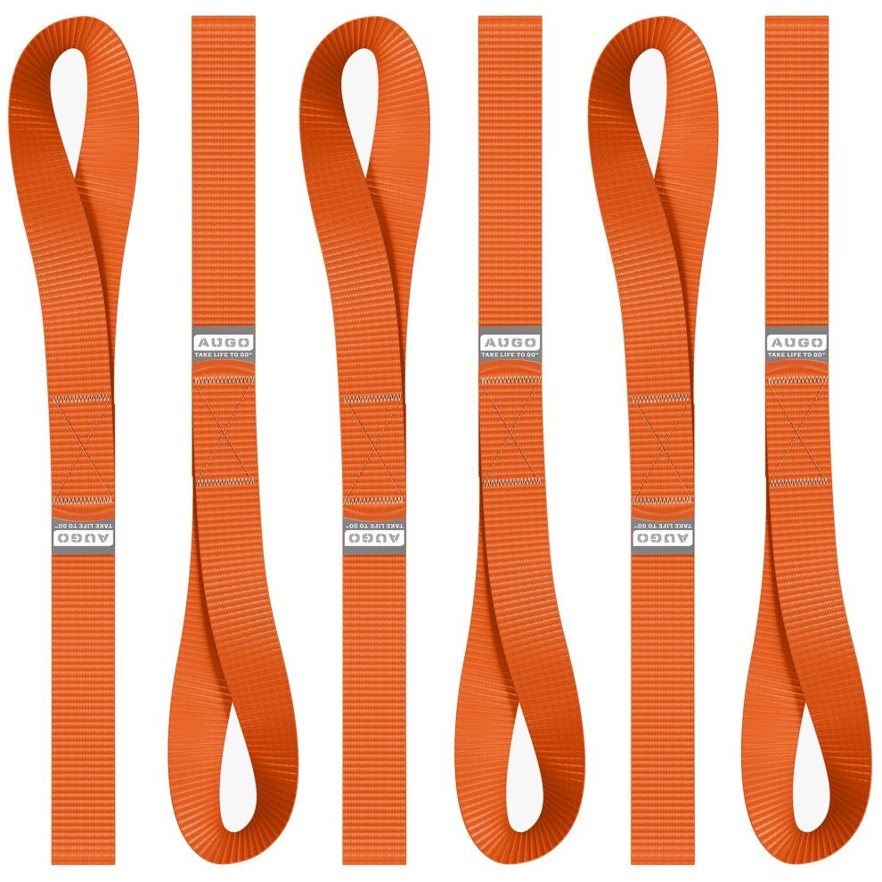 Soft Loop Tie Down Straps - 1 500 Load Capacity & 4 500 Lbs Breaking Strength - 6 Pack - Loops For Securing Atv Utv Motorcycles Scooters Dirt Bike 850032136570