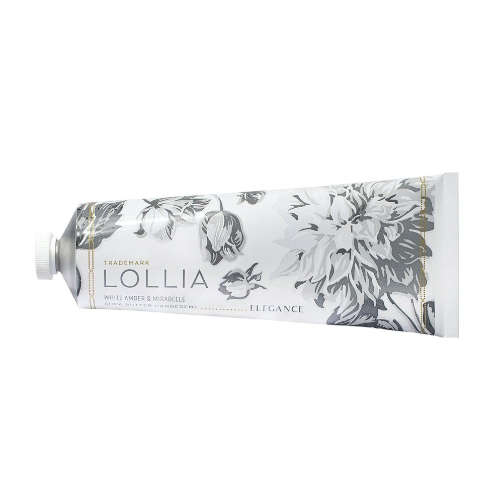 Lollia White/Amber/Cream Elegance Handcreme 4 Oz. - & Mirabelle - Scented Hand For Women Moisturizing Hand Lotion For Dry Hands Shea Butter & Cocoa
