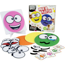 TOMY A Little Spot Mix and Match Kids' Craft Kit - Social Emotional Learning Activities - Sensory Play with Soft Felt Emotion Spots Double-Sided Card