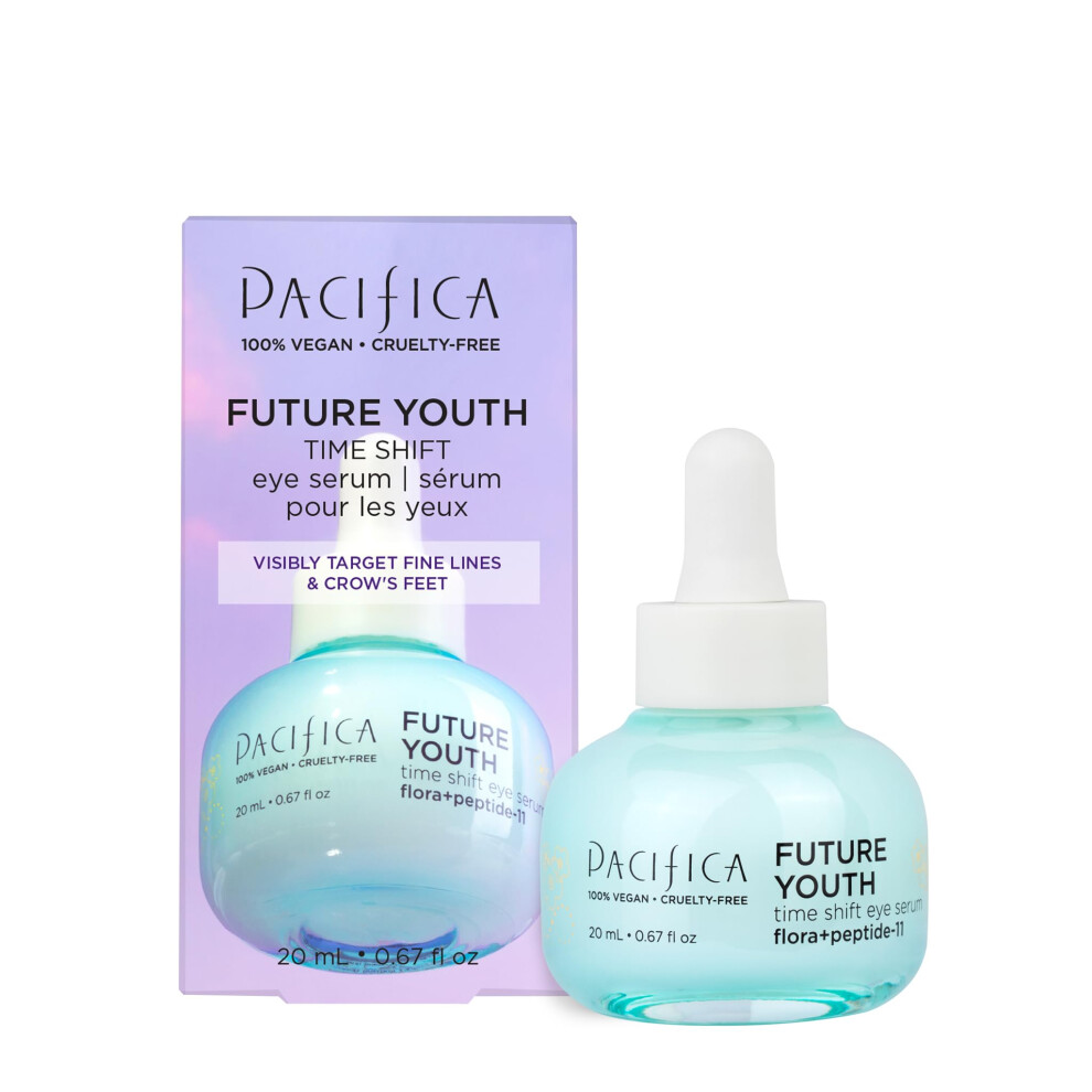 Pacifica Beauty Future Youth Time Shift Eye Serum  Skincare  Brightening  Dark Circles  Fine Lines  Skin Firming  Fragrance Free  Eye Cream  For All