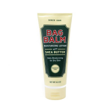 Bag Balm Loção Hidratante com Manteiga de Karité, Hidratação Diária para Pele Seca | Pack de 2 Tubos 8oz