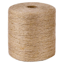 Perkhomy jute Twine String 1800 fot naturlig tunn garn fr hantverkstrdgrdssktsel.