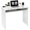 Homcom HOMCOM Computer Desk Writing Table Study Workstation Storage High Gloss White 2