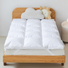 Lewinbedding da 3 pollici materasso con piuma da ginnastica da 3 pollici Materasso a doppio materasso per topper con cinturini Ultra morbido Cuschio