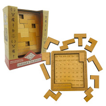 Project Genius Caesar's Calendar Wood Puzzle-A-Day Challenge  365+ Solutions  Brainteaser Gift for Adults and Kids 8+  True Genius Office Desk Calenda