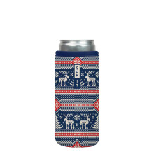 Sok It Can Sok-hoes voor bier en frisdrank ge?oleerde neopreen hoes (sweater Weather 12oz Slim Can Sleeve)