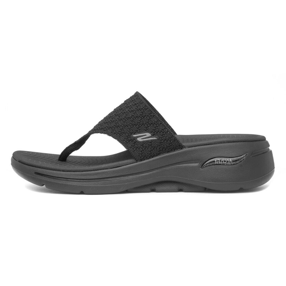 Skechers Women's Flip-Flop  Black  7