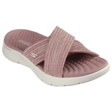 (39) Skechers GO WALK FLEX Damen Walking Sandalen in Mauve