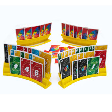 BORICO Kortställ för Spelkort - 4 Pack Spelkortställ för Barn och Vuxna, Stapelbart Förvaring av Spelkort