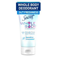 Ganzkörper Deodorant, Aluminiumfrei, Unsichtbare Creme, Ohne Duft