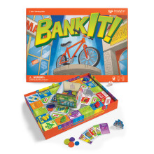 SimplyFun BankIt! - Jogo de Dinheiro para Crianças - Aprender a Poupar, Gastar, Doar e Mais - 1 a 4 Jogadores