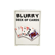 Mazzo di carte da gioco Island Dogs Blurry - Il regalo perfetto per gli appassionati di carte e gli amanti degli scherzi - Regalo esilarante - 52