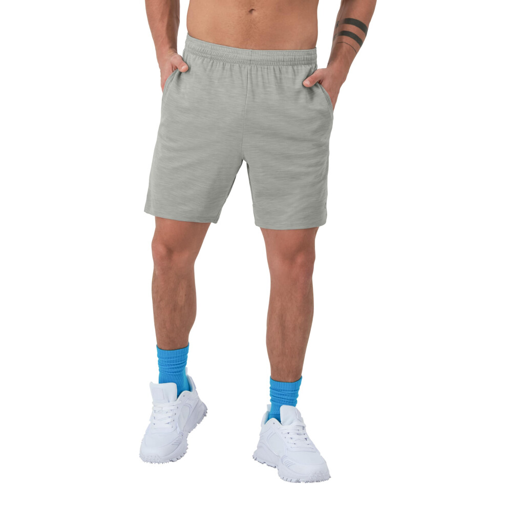 Champion Sport  Moisture Wicking  Athletic Men  Gym Shorts (Reg. or Big & Tall)  Oxford Gray Reflective C  X-Large