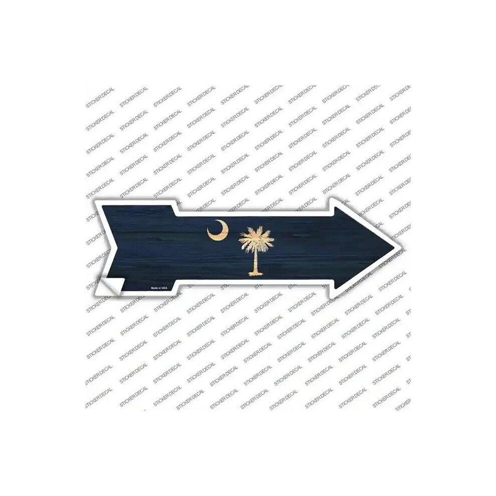 Smart Blonde A-561S-L South Carolina State Flag Novelty Arrow Sticker Decal - Large 792636337765