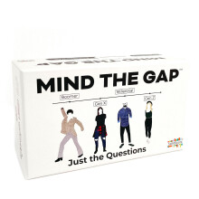 Mind The Gap Just The Questions Expansion Pack with 1000 New Questions for All Generations + 50 New Challenge Cards