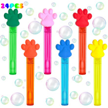 uoyoi Paw Party Favors 24 kpl Tassunkuplakuplasauvat lapsille Spt kuplasauvat lemmikkikoiranpentuille kissanpentuille Syntympivjuhlasauvat Luokk