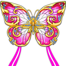Xida Butterfly Kites for Kids & Adults Extremly Easy to Fly Large Kites for Adults Single Line Kite for Beach Trip with 200 FT String Kite Ha