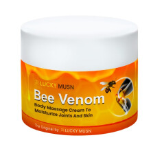 Bee Venom Joint Massage Cream, bevat arnica, aloë vera, collageen kurkuma