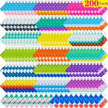DOPWQAA 200 stuks Mini Pop Bubble Fidget-speelgoed voor feestartikelen Pop Toy Bulk voor feestartikelen Klaslokaal Studentenprijzen Kerstmis Pasen Ma