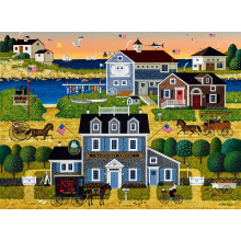 Buffalo Games - Charles Wysocki - Witch's Bay - 1000 Piece Jigsaw Puzzle for Adults -Challenging Puzzle Perfect for Game Nights - Finished Size i