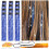 CelineBella Clip In Tinsel Azul para Cabelo 24 Polegadas 80 Fios/Pçs para Festas (Pacote de 12Pçs, Azul Safira) 1