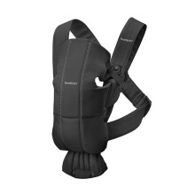 Portabeb s BabyBjrn Mini Tejido Negro | Portabeb s para Reci n Nacidos (3-11 kg) Ergon mico y F cil de Usar