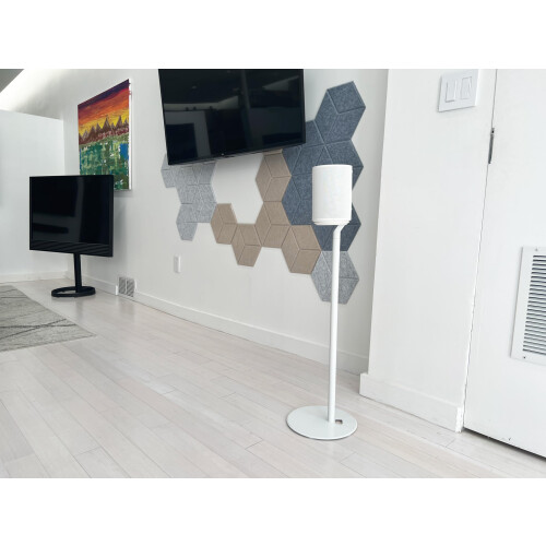 ynVISION.DESIGN Σταθερή Βάση Σαλονιού Συμβατή με SONOS Era 100 και Era 300 - Λευκή 2 Τεμαχίων 2