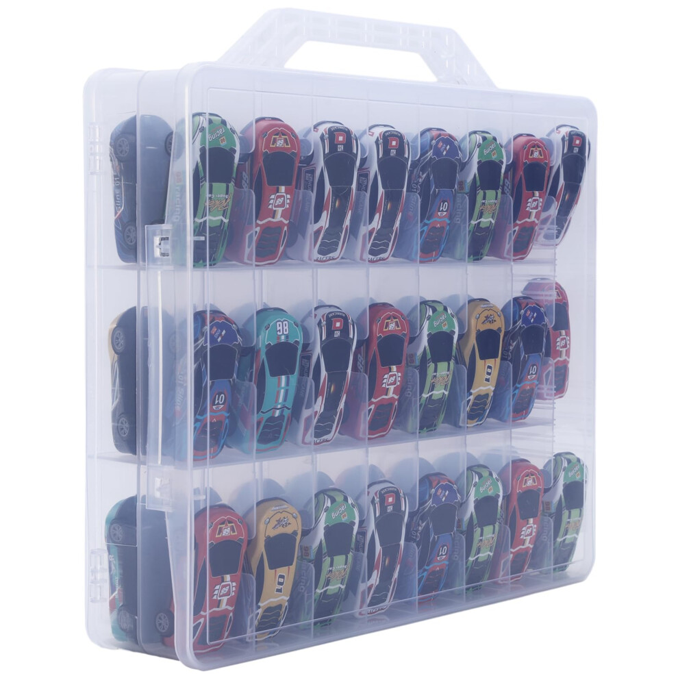 ge Organizer Bozip pour Hot Wheels Car - Doupperal Display Porting Container porte-conteneurs pour les voitures d'allumettes LOL POULONS SURPRISS