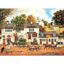 Buffalo Games - Charles Wysocki - Charles Wysocki - Olde Cape Cod - 1000 Piece Jigsaw Puzzle for Adults -Challenging Puzzle Perfect for Game Nigh