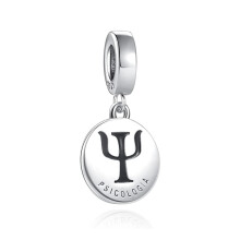 Psychologiecharme PSY-charme Psychiatercharme Beroepscharme Sterling Zilver Cadeau voor Vrouw Vrouwen Vrienden Familie Compatibel met Pandora
